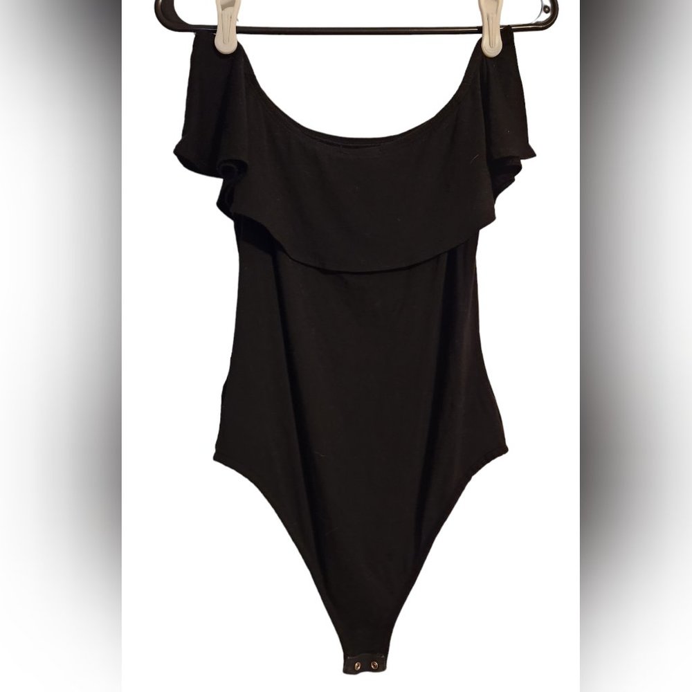 Altar'd State Off-Shoulder Ruffle Bodysuit